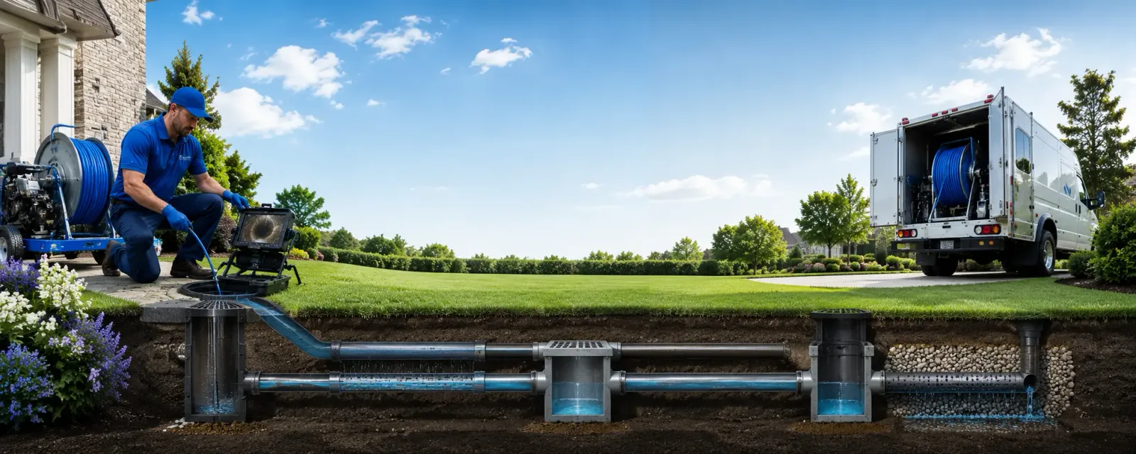 Outdoor drain cleaning information for Yermo, CA